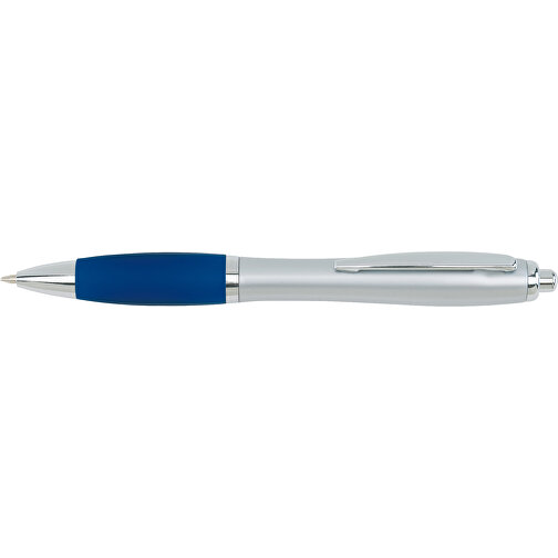 Kugelschreiber SWAY , blau, silber, Kunststoff / Stahl, 14,00cm (Länge), Bild 3