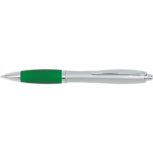 Kugelschreiber SWAY , grün, silber, Kunststoff / Stahl, 14,00cm (Länge), Bild 3