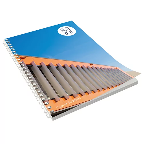 bloc note DIN A5, avec reliure spirale, 50 feuilles, Image 2