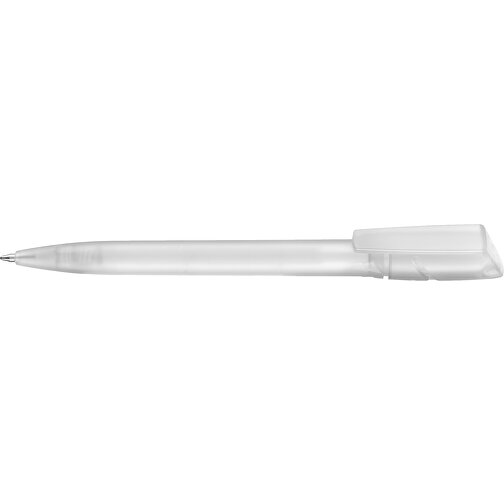 Kugelschreiber TWISTER FROZEN , Ritter-Pen, weiss-frost, ABS-Kunststoff, 14,50cm (Länge), Bild 3
