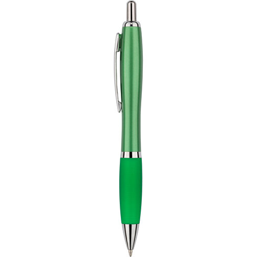 Kugelschreiber Santiago , Promo Effects, grün metallic, Kunststoff, 14,00cm (Länge), Bild 2