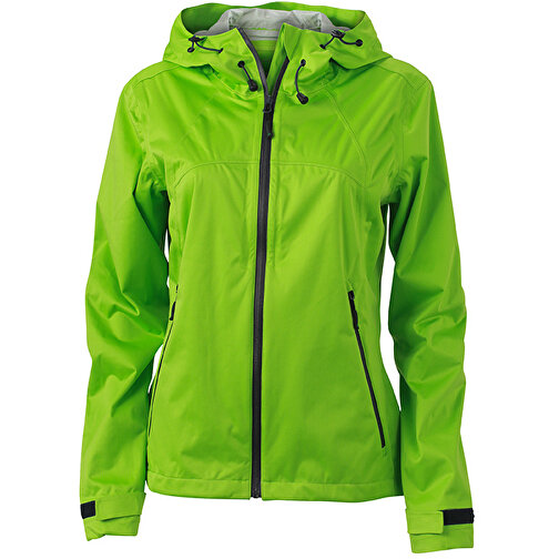 Ladies’ Outdoor Jacket , James Nicholson, spring-grün/iron-grau, 100% Polyester, XXL, , Bild 1