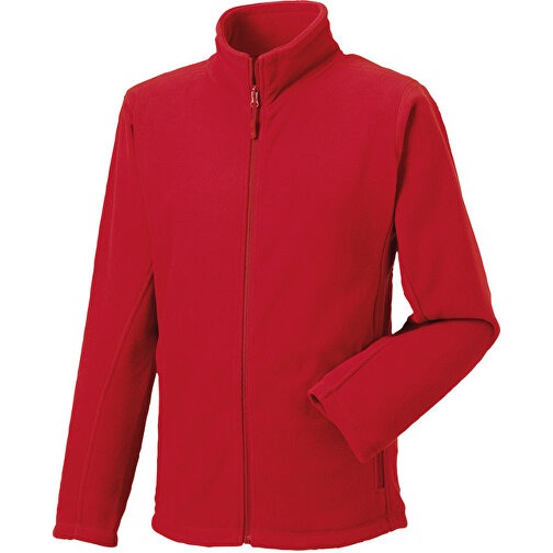 Outdoor Fleece Mit D. Reißverschluss , Russell, rot, 100 % Polyester, M, , Bild 1