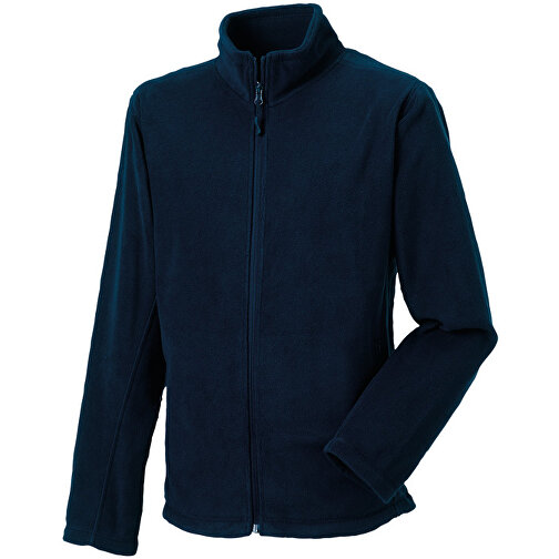 Outdoor Fleece Mit D. Reißverschluss , Russell, navy blau, 100 % Polyester, 3XL, , Bild 1