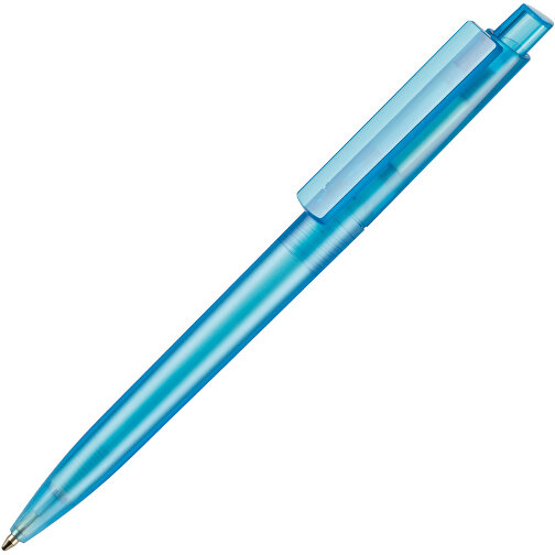 Kugelschreiber CREST FROZEN , Ritter-Pen, caribic-blau-TR/FR, ABS-Kunststoff, 14,90cm (Länge), Bild 2