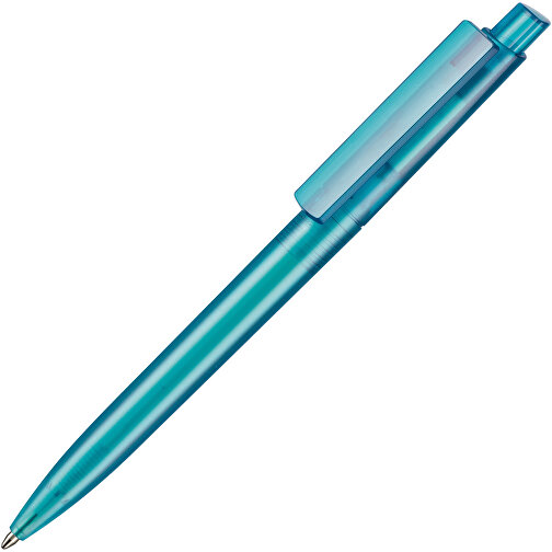 Kugelschreiber CREST FROZEN , Ritter-Pen, türkis-TR/FR, ABS-Kunststoff, 14,90cm (Länge), Bild 2