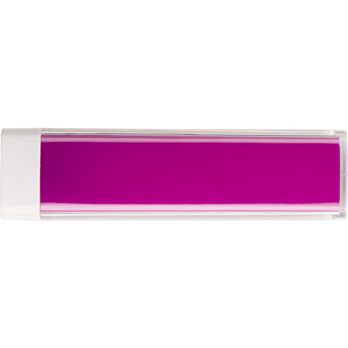 Power Bank Ramona Mit Kristall Box , Promo Effects, violett, Kunststoff (ABS), 9,20cm x 2,30cm x 2,30cm (Länge x Höhe x Breite), Bild 2