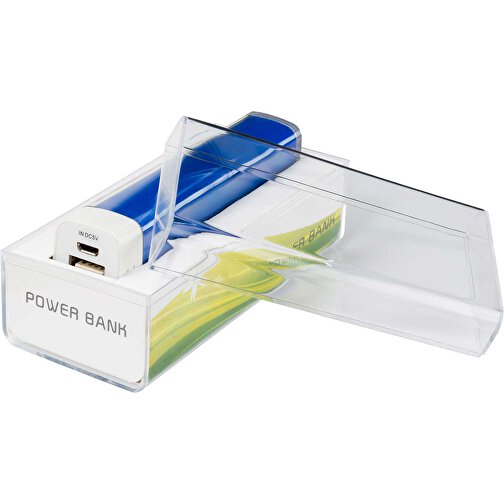 Power Bank Ramona Mit Kristall Box , Promo Effects, grün, Kunststoff (ABS), 9,20cm x 2,30cm x 2,30cm (Länge x Höhe x Breite), Bild 6