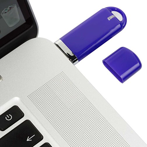USB-Stick Focus Glänzend 2.0 32GB , Promo Effects MB , blau MB , 32 GB , Kunststoff MB , 3 - 10 MB/s MB , , Bild 4
