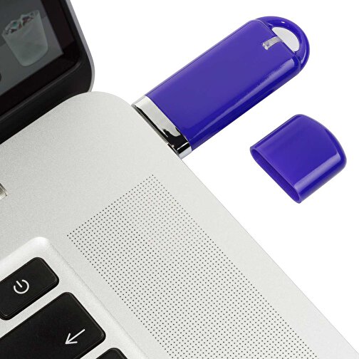 USB-Stick Focus Glänzend 3.0 16GB , Promo Effects MB , blau MB , 16 GB , Kunststoff MB , 10 - 45 MB/s MB , , Bild 4