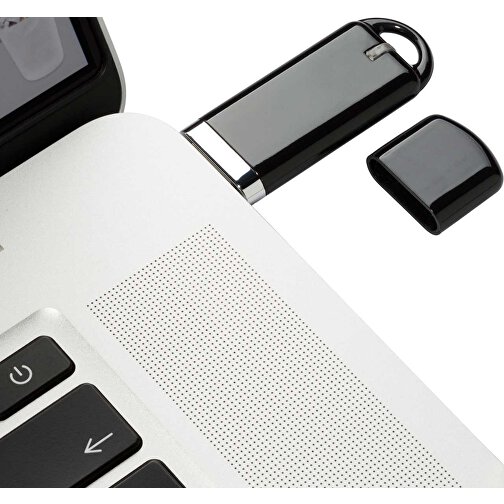 USB-Stick Focus Glänzend 2.0 4GB , Promo Effects MB , schwarz MB , 4 GB , Kunststoff MB , 3 - 10 MB/s MB , , Bild 4