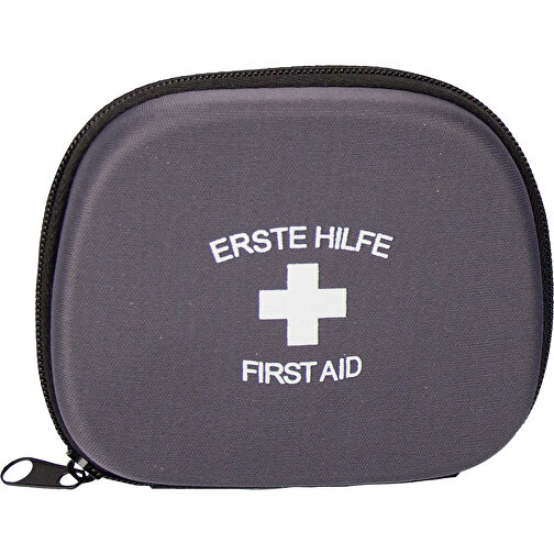 First Aid Kit Grau - Erste Hilfe Set, 12-teilig, Deutsche Markenware , grau, Gemischt, 12,00cm x 4,50cm x 10,00cm (Länge x Höhe x Breite), Bild 2