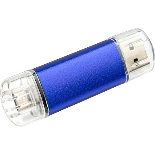 USB Stick ALU SMART 2.0 4GB , Promo Effects MB , dunkelblau MB , 4 GB , Aluminium MB , 3 - 10 MB/s MB , 3,80cm x 1,75cm (Länge x Breite), Bild 1