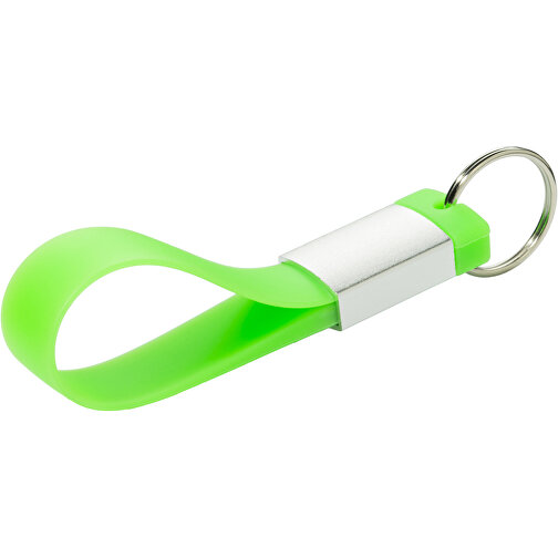 USB-Stick Schlaufe 2.0 8GB , Promo Effects MB , grün MB , 8 GB , Kunststoff MB , 3 - 10 MB/s MB , 12,10cm x 1,65cm (Länge x Breite), Bild 1