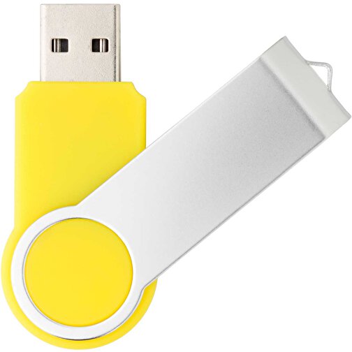 USB-Stick Swing Round 2.0 2GB , Promo Effects MB , gelb MB , 2 GB , Kunststoff MB , 3 - 10 MB/s MB , , Bild 1