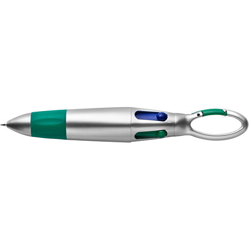 Kugelschreiber Aus Kunststoff Marvin , hellgrün, ABS, Plastik, TPR, , Bild 3