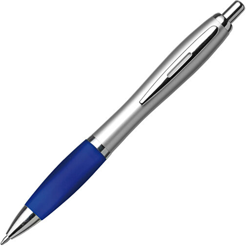 Kugelschreiber Aus Kunststoff Cardiff , blau, ABS, Plastik, AS, Stahl, 14,00cm (Höhe), Bild 2