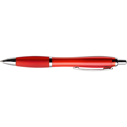 Kugelschreiber Aus Kunststoff Newport , rot, ABS, Plastik, AS, Stahl, , Bild 3
