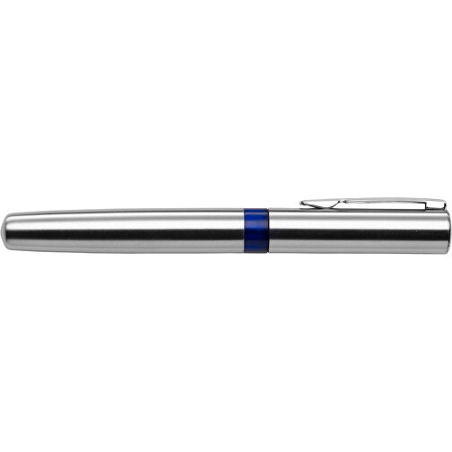 Kugelschreiber Aus Metall Rex , blau, Plastik, Eisen, Edelstahl 202, , Bild 3