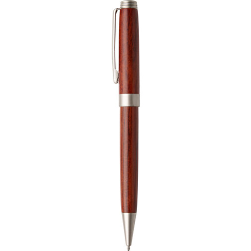 Kugelschreiber Aus Rosenholz Ida , braun, Holz, Metall, Rosenholz, , Bild 1