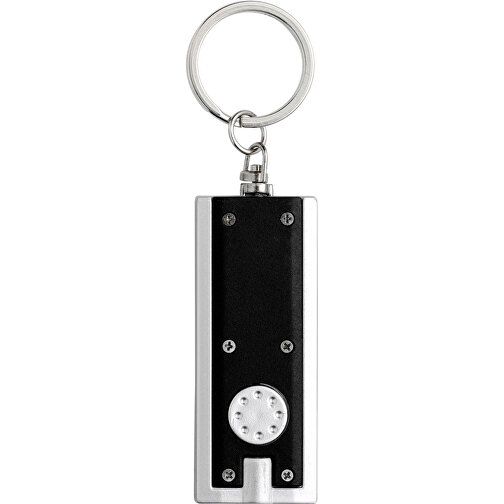 Schlüsselanhänger Aus Kunststoff Mitchell , schwarz, ABS, Plastik, 6,10cm x 0,90cm x 2,40cm (Länge x Höhe x Breite), Bild 1