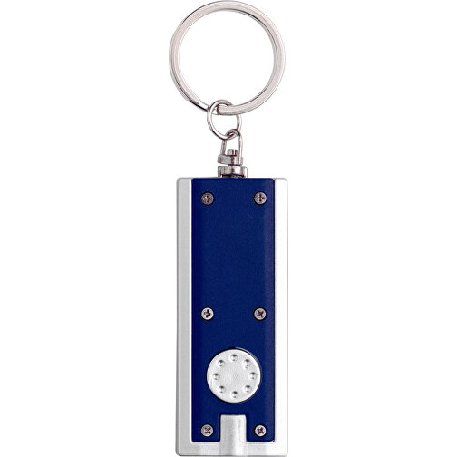 Schlüsselanhänger Aus Kunststoff Mitchell , blau, ABS, Plastik, 6,10cm x 0,90cm x 2,40cm (Länge x Höhe x Breite), Bild 1