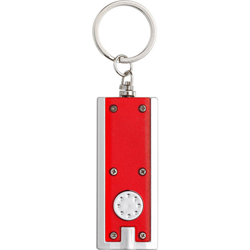 Schlüsselanhänger Aus Kunststoff Mitchell , rot, ABS, Plastik, 6,10cm x 0,90cm x 2,40cm (Länge x Höhe x Breite), Bild 1
