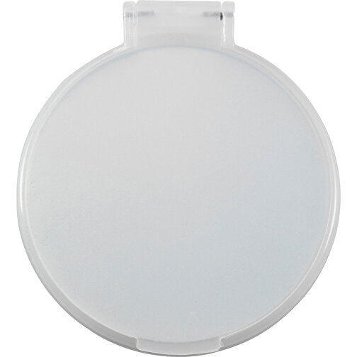 Kosmetikspiegel Pocket , weiß, PS, Glas, , Bild 1