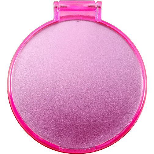 Kosmetikspiegel Aus Kunststoff Joyce , rosa, Glas, PS, , Bild 1