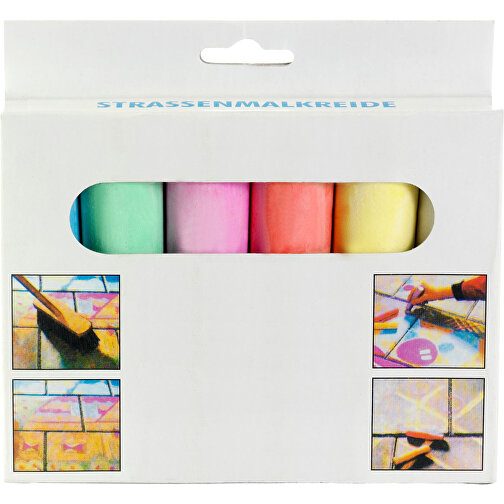 Strassenmalkreide Ottilie , custom/multicolor, Karton, Calcium Sulfat, 14,10cm x 2,50cm x 10,80cm (Länge x Höhe x Breite), Bild 1