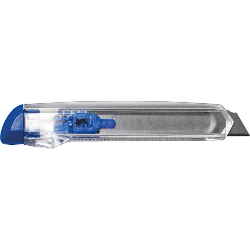 Cutter-Messer Aus Kunststoff Khia , blau, Metall, PS, 15,00cm x 1,40cm x 2,50cm (Länge x Höhe x Breite), Bild 2