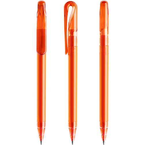 Prodir DS1 TTT Twist Kugelschreiber , Prodir, orange, Kunststoff, 14,10cm x 1,40cm (Länge x Breite), Bild 6