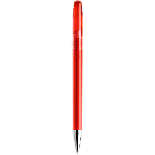 Prodir DS1 TTC Twist Kugelschreiber , Prodir, rot, Kunststoff/Metall, 14,10cm x 1,40cm (Länge x Breite), Bild 3