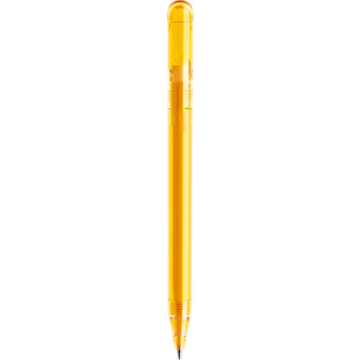 Prodir DS3 TTT Twist Kugelschreiber , Prodir, gelb, Kunststoff, 13,80cm x 1,50cm (Länge x Breite), Bild 3