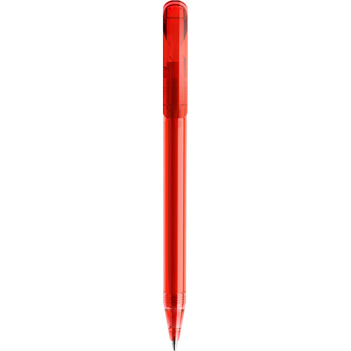 Prodir DS3 TTT Twist Kugelschreiber , Prodir, rot, Kunststoff, 13,80cm x 1,50cm (Länge x Breite), Bild 1