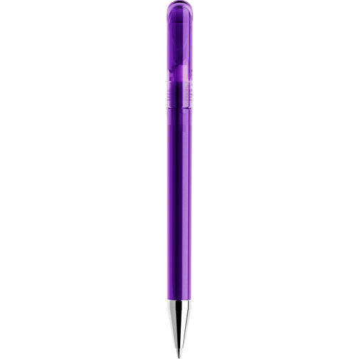 Prodir DS3 TTC Twist Kugelschreiber , Prodir, violett, Kunststoff/Metall, 13,80cm x 1,50cm (Länge x Breite), Bild 3