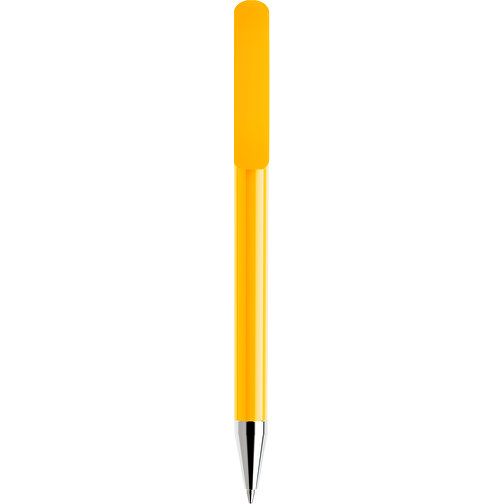 Prodir DS3 TPC Twist Kugelschreiber , Prodir, gelb, Kunststoff/Metall, 13,80cm x 1,50cm (Länge x Breite), Bild 1
