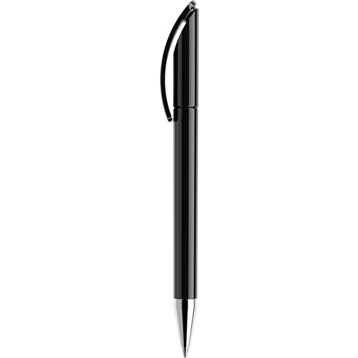 Prodir DS3 TPC Twist Kugelschreiber , Prodir, schwarz, Kunststoff/Metall, 13,80cm x 1,50cm (Länge x Breite), Bild 2