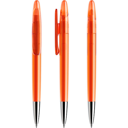 Prodir DS5 TTC Twist Kugelschreiber , Prodir, orange, Kunststoff/Metall, 14,30cm x 1,60cm (Länge x Breite), Bild 6