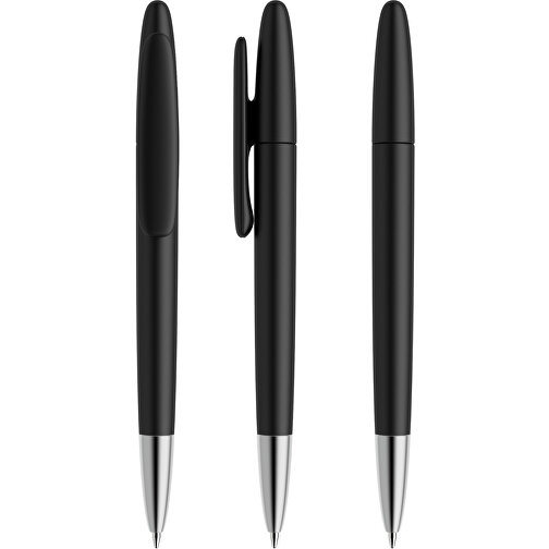 Prodir DS5 TMS Twist Kugelschreiber , Prodir, schwarz, Kunststoff/Metall, 14,30cm x 1,60cm (Länge x Breite), Bild 6