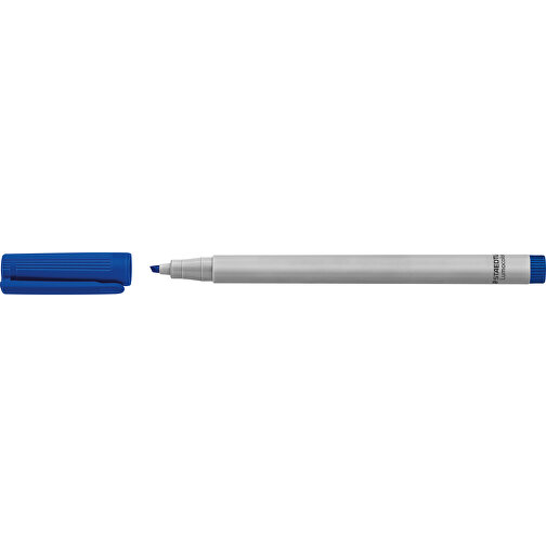 STAEDTLER Lumocolor Non-permanent B , Staedtler, blau, Kunststoff, 14,10cm x 0,90cm x 0,90cm (Länge x Höhe x Breite), Bild 3