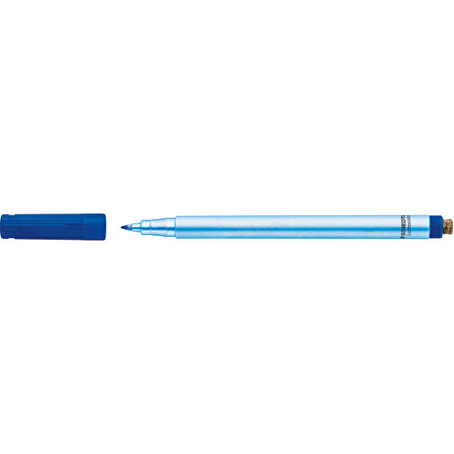 STAEDTLER Lumocolor Correctable F , Staedtler, blau, Kunststoff, 14,50cm x 1,10cm x 1,10cm (Länge x Höhe x Breite), Bild 3