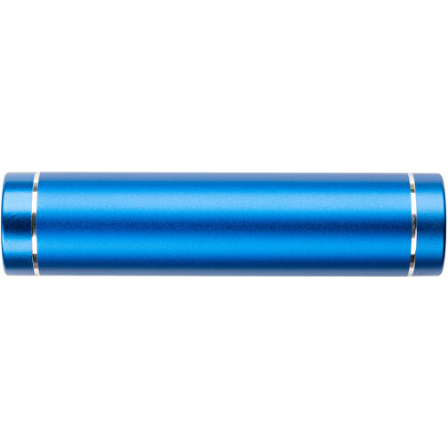 Power Bank Natascha Mit Verpackung , Promo Effects, blau, Aluminium, 9,20cm x 2,20cm x 2,20cm (Länge x Höhe x Breite), Bild 2