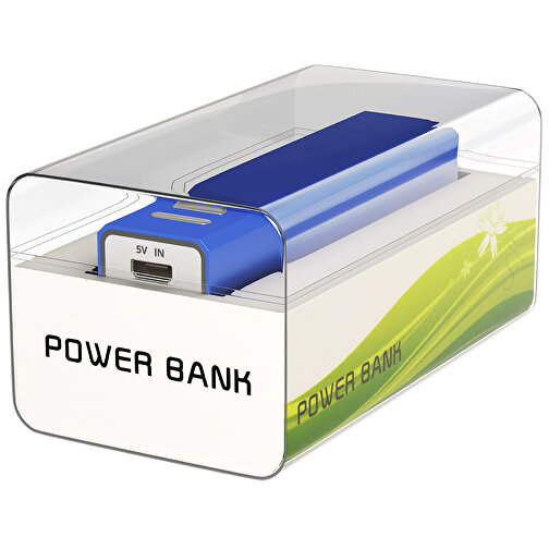 Power Bank Chantal Mit Kristall Box , Promo Effects, hellblau, Aluminium, 9,40cm x 2,20cm x 2,10cm (Länge x Höhe x Breite), Bild 5