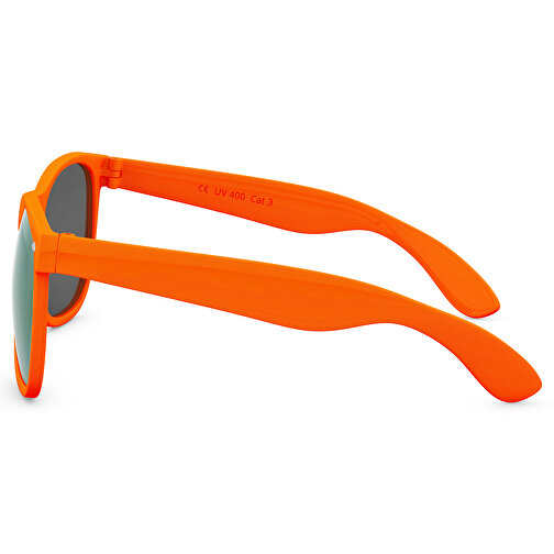 SunShine Mirror Glänzend - UV 400 , Promo Effects, verspiegelt orange glänzend, Rahmen aus Polycarbonat und Glass aus AC, 14,50cm x 4,80cm x 15,00cm (Länge x Höhe x Breite), Bild 3