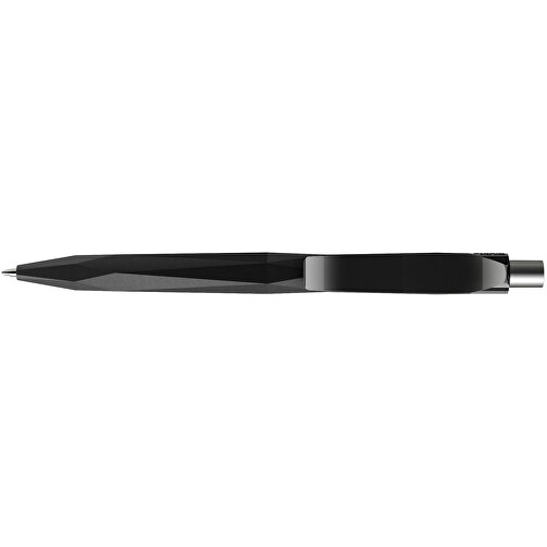 Prodir QS20 PMP Push Kugelschreiber , Prodir, schwarz / silber satiniert, Kunststoff/Metall, 14,10cm x 1,60cm (Länge x Breite), Bild 5