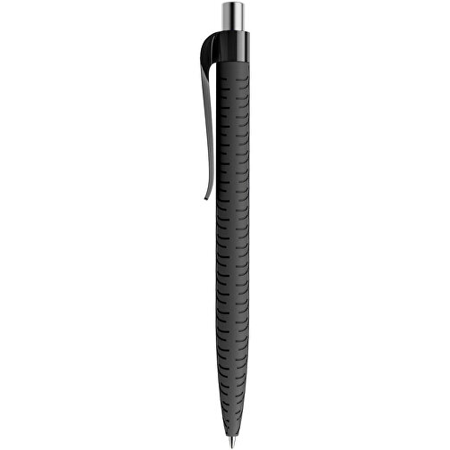 Prodir QS03 PRP Push Kugelschreiber , Prodir, schwarz/silber, Kunststoff/Metall, 14,10cm x 1,60cm (Länge x Breite), Bild 2