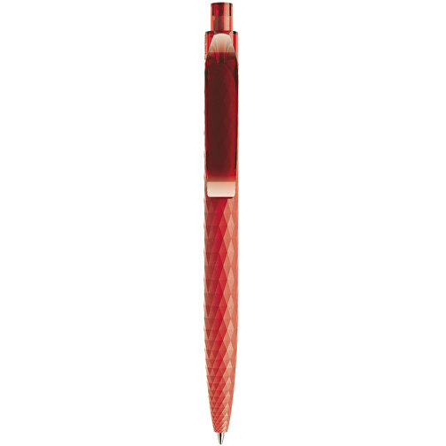 Prodir QS01 PMT Push Kugelschreiber , Prodir, rot, Kunststoff, 14,10cm x 1,60cm (Länge x Breite), Bild 1