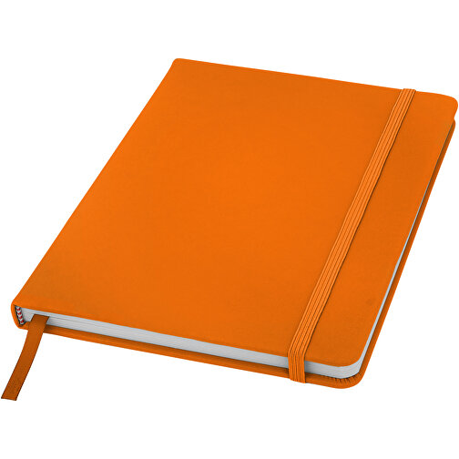 Spectrum A5 Hard Cover Notizbuch , orange, PU Kunststoff, 21,10cm x 1,20cm x 14,00cm (Länge x Höhe x Breite), Bild 1