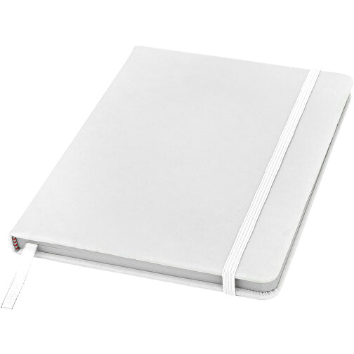 Spectrum A5 Hard Cover Notizbuch , weiß, PU Kunststoff, 21,10cm x 1,20cm x 14,00cm (Länge x Höhe x Breite), Bild 1